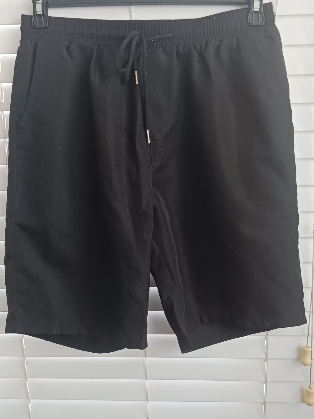 SHEIN Black Athletic Drawstring Shorts